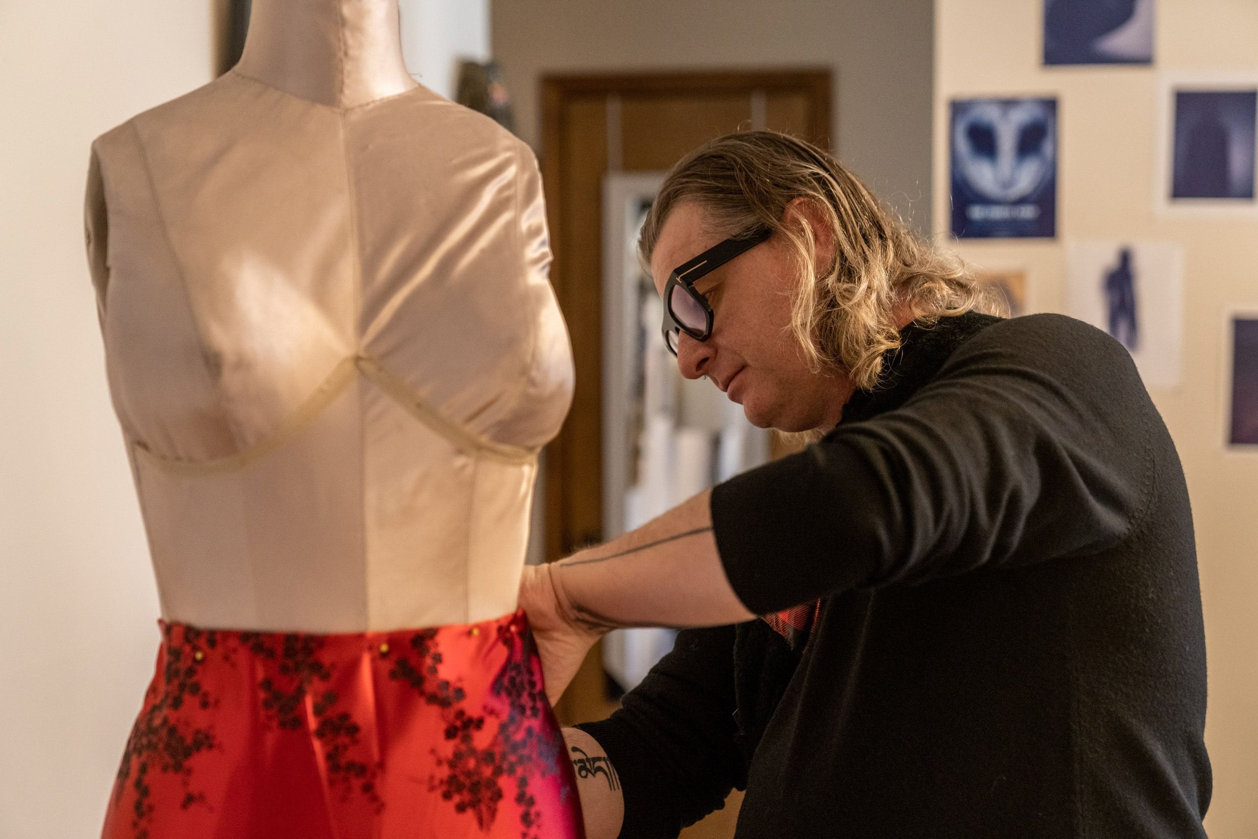 Aaron Jones was studying for a fashion degree before taking a leave of absence.